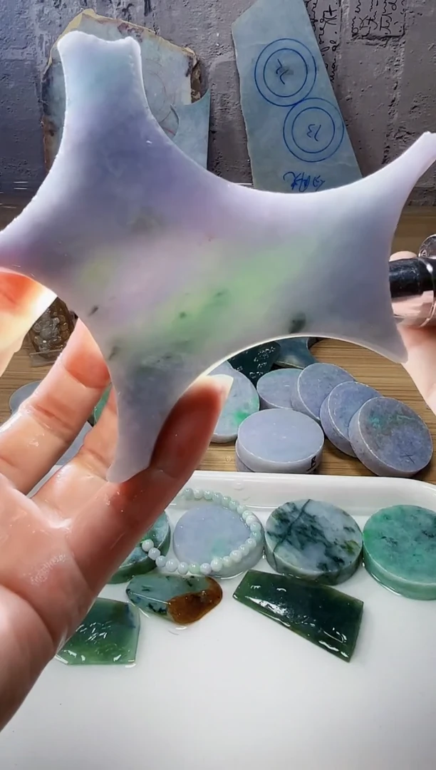 裸石翡翠天然翡翠A货509