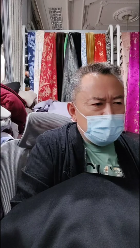 黑色纯色中厚双面布料