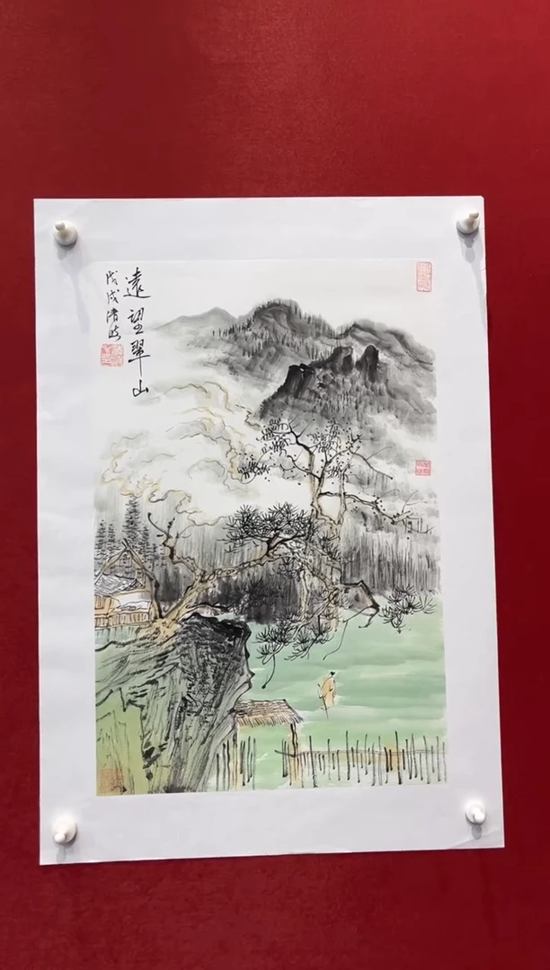 国画老师现场创作  15