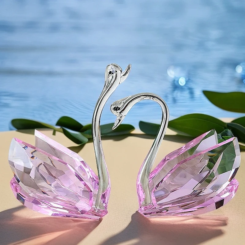 乔迁之喜礼物家居摆件可爱搬家乔迁乔迁新居装饰客厅网红件天鹅