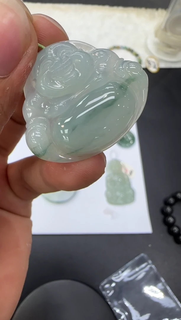 颈饰未镶嵌翡翠多样性天然翡翠A货孤品