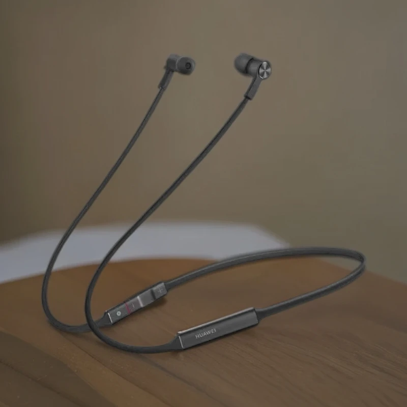 9新 Huawei/华为 华为FreeLace运动蓝牙入耳挂脖式耳机跑步骑行