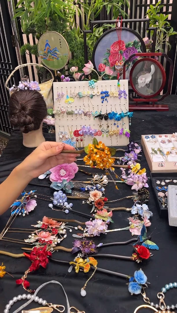 织绣紫*非遗苏绣手工饰品