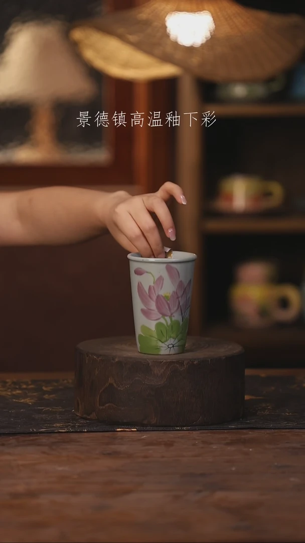 景德镇高温釉下手绘陶瓷363
