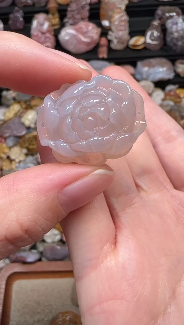 颈饰未镶嵌硅化珊瑚（珊瑚玉）854