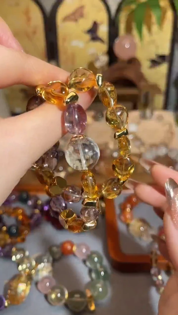 水晶摆件合金原创diy设计