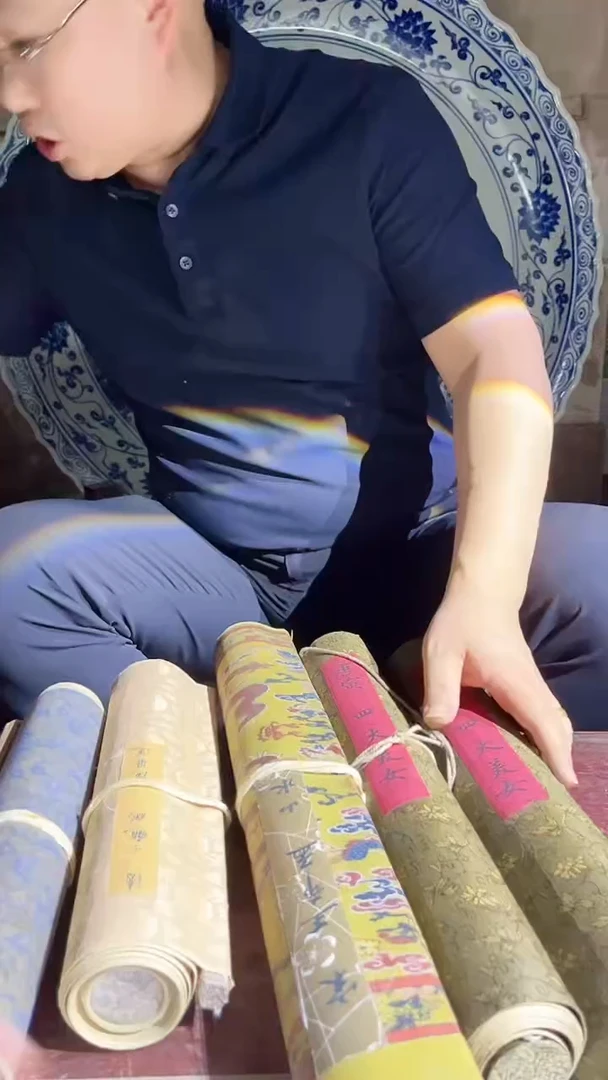 摆件景德镇陶瓷流水96