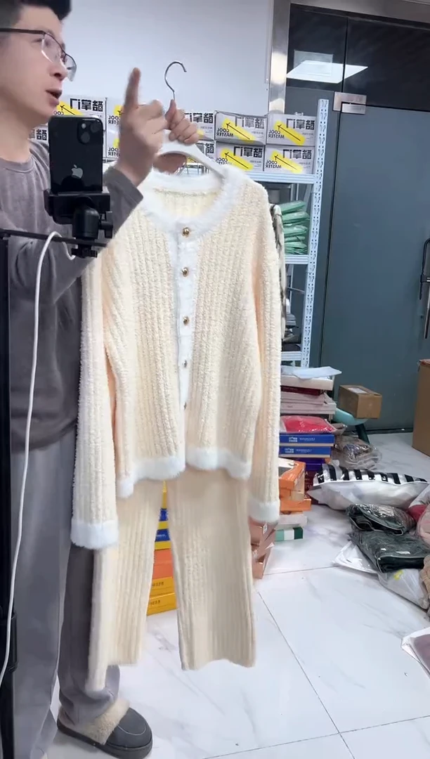 有机棉开衫半边绒xl