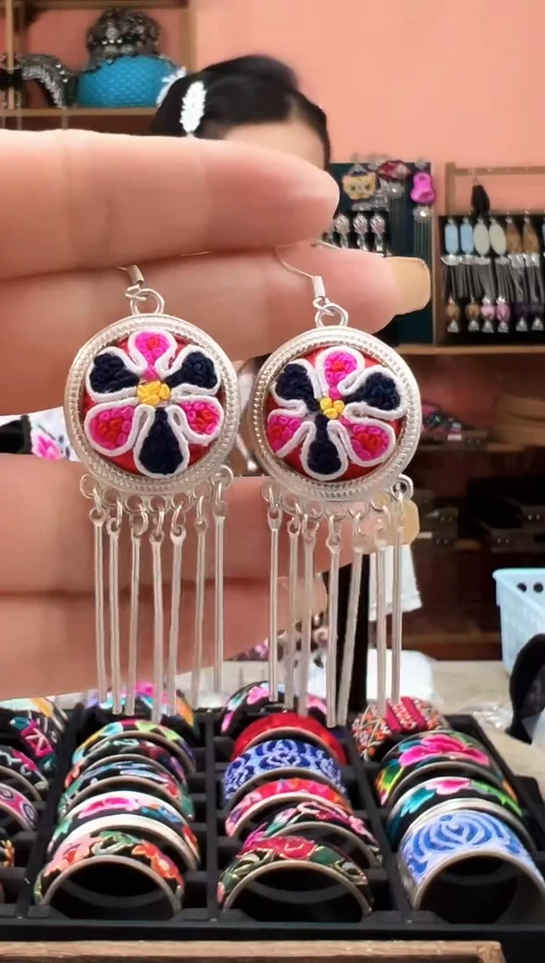 织绣艺枝独绣老绣饰品101