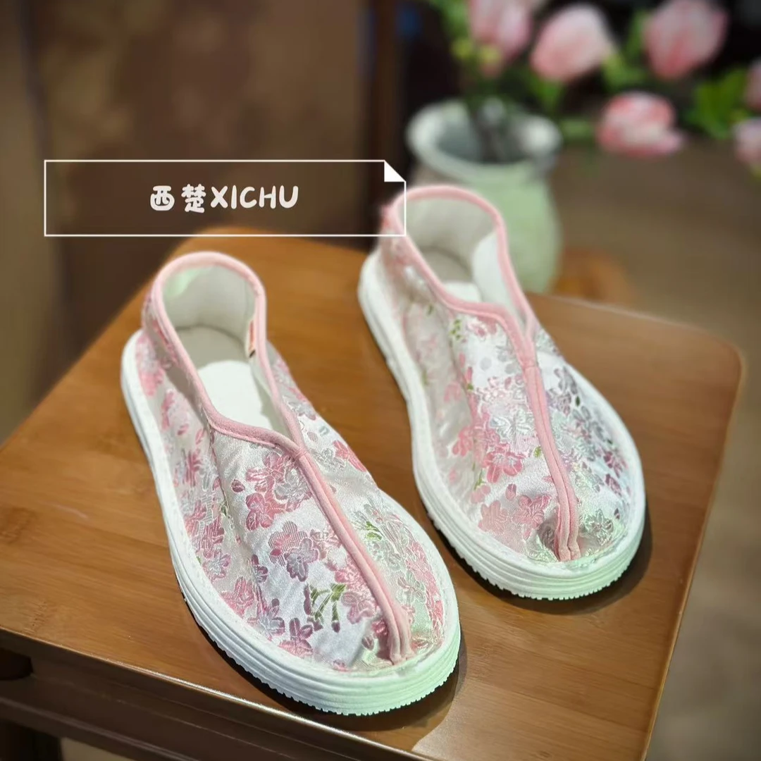 西楚XICHU【幸运草】2025春上新手工千层底布鞋