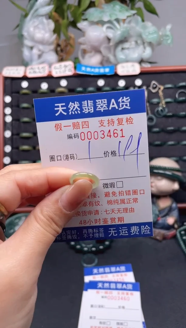 未镶嵌戒指翡翠1*3461