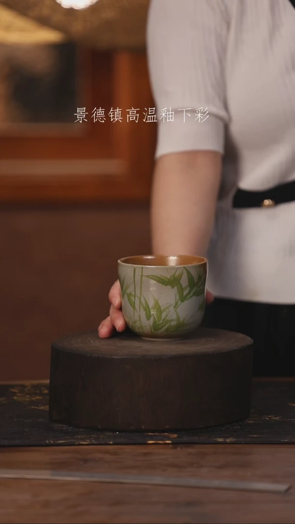 陶瓷景德镇高温釉下手绘陶瓷491