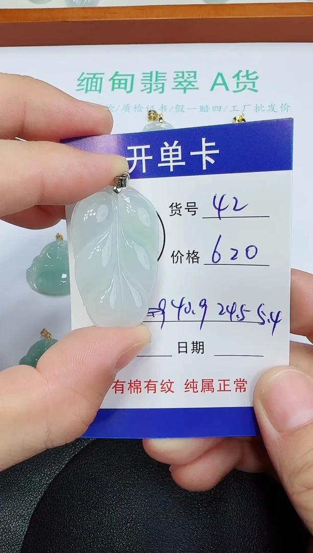 吊坠(赠链)未镶嵌翡翠42