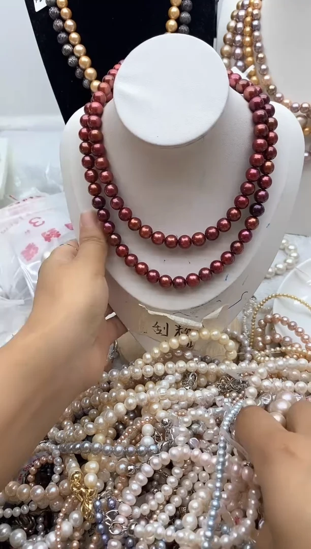 淡水珍珠钛钢颈饰159