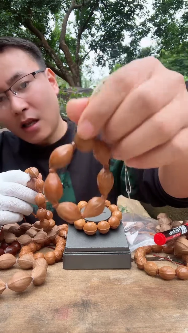 【闪购商品】橄榄核手串三面佛手捻 梅林铁核原生态素串480