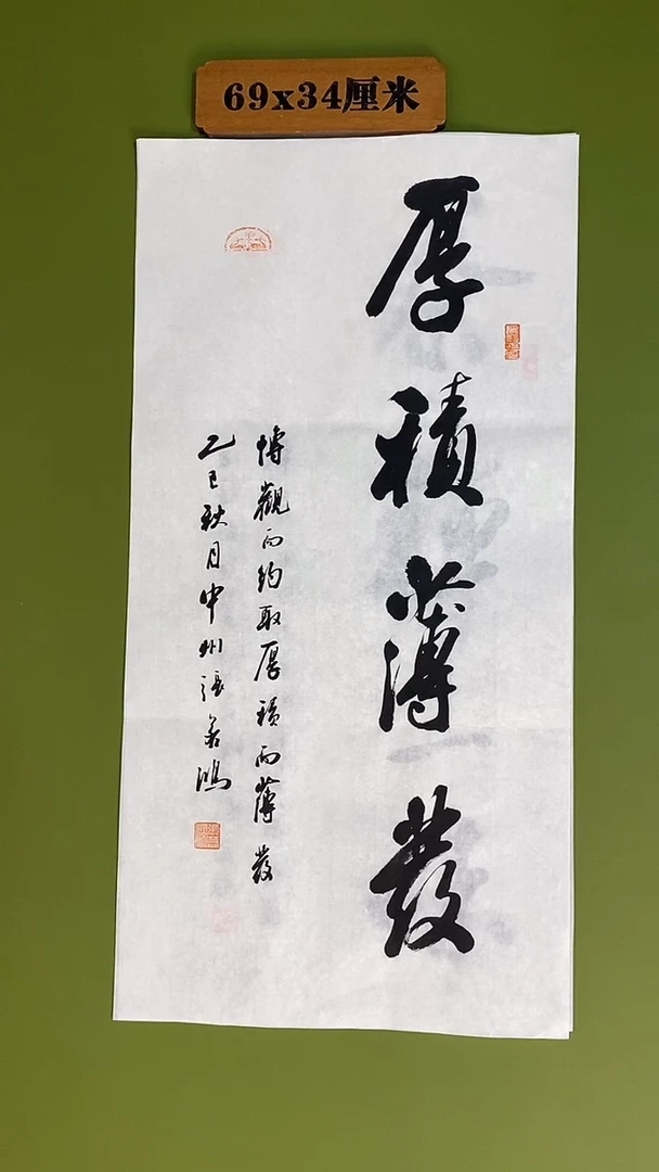书法书法 张若鸿 尺寸69cm*34cm
