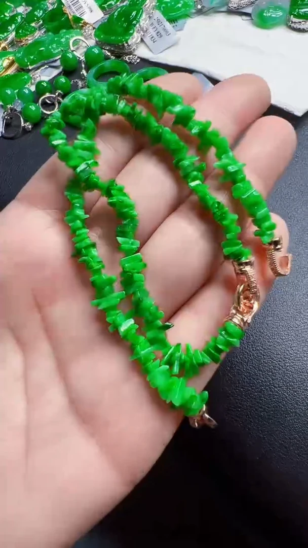 颈饰未镶嵌翡翠手链多样性发货发1