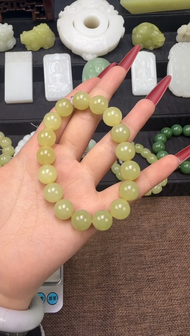 未镶嵌手串和田玉孤**赏手串