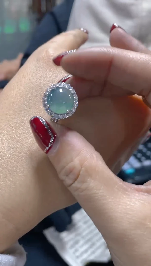 【闪购商品】翡翠戒指未镶嵌天然A货翡翠假一罚四（多样性）