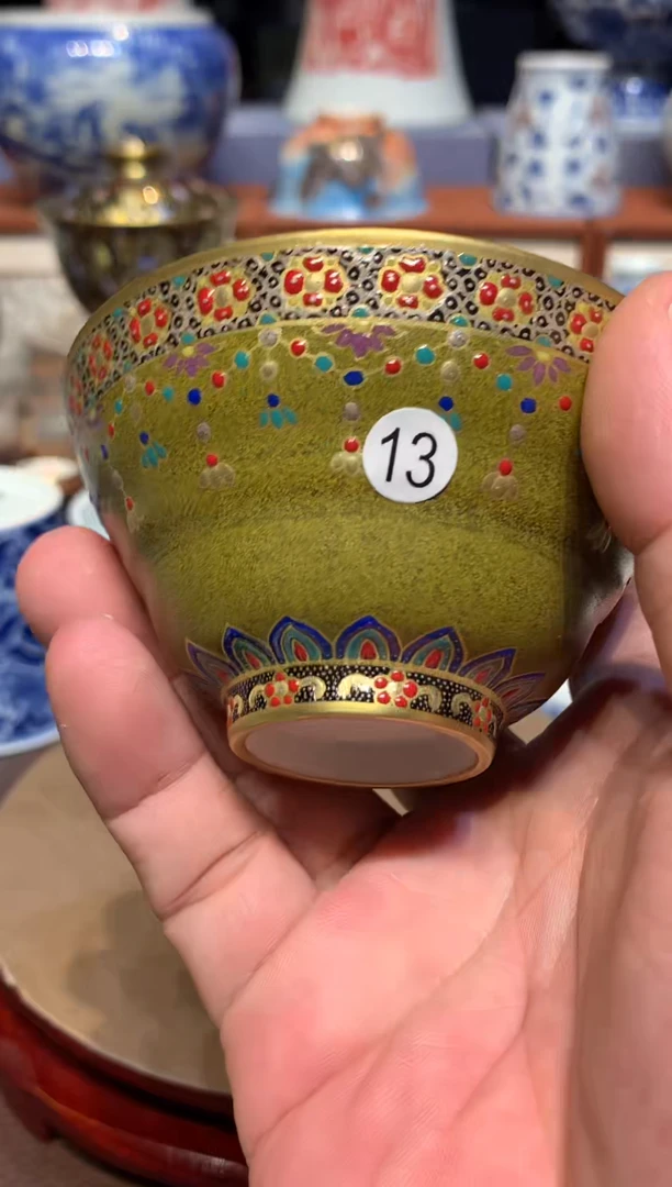 老*13珐琅彩杯子