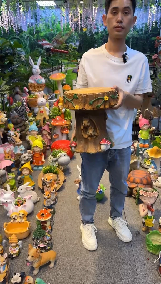 花盆庭院摆件&00&