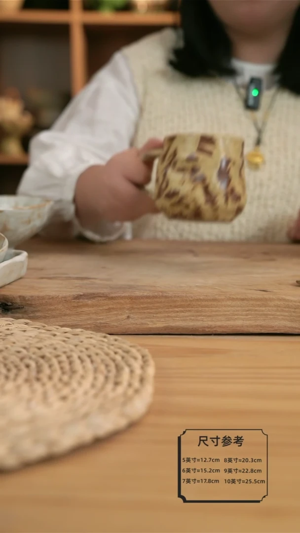 【闪购商品】新品石头系列的手捏大肚咖啡杯