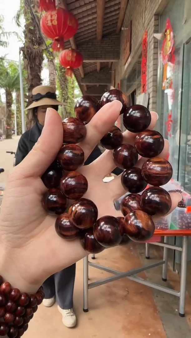 手串/手链黄花梨/降香黄檀2.0瘤疤水波乱纹树头料多样发一