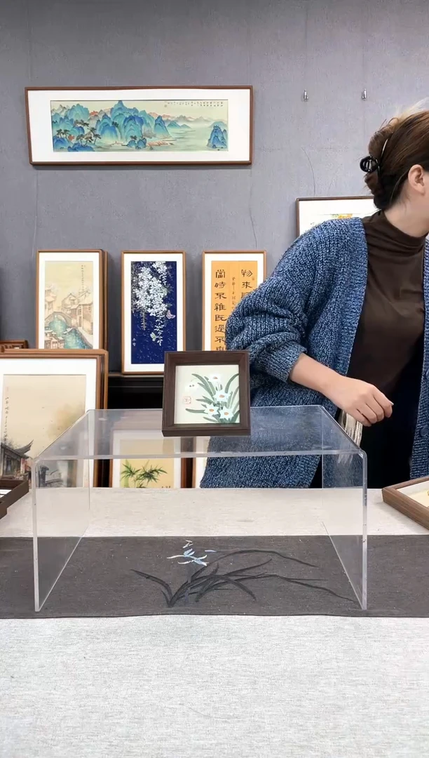 【闪购商品】国画5寸-小摆台作品-水仙