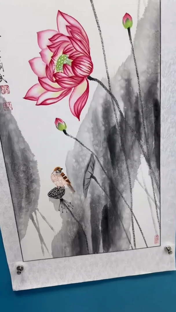 国画瀚美艺术刘武手绘-国画22
