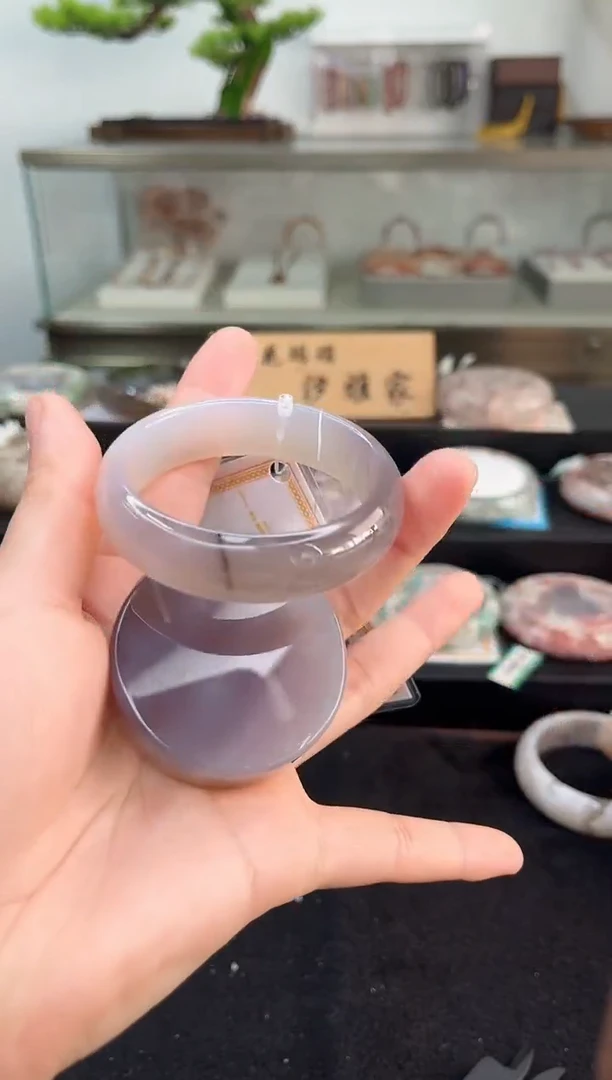 未镶嵌手镯石英质玉51圈口（赠品镯心）3590011