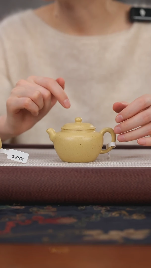 【闪购商品】紫砂茶壶hj本绿 君圆 100cc