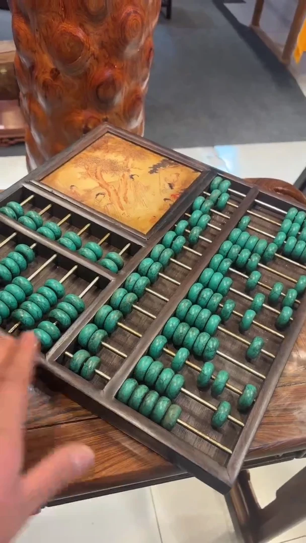 【闪购商品】木木艺算盘算盘正方绿