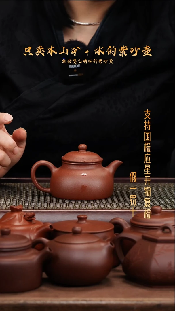 茶壶紫砂原矿 底槽青 怀隐壶