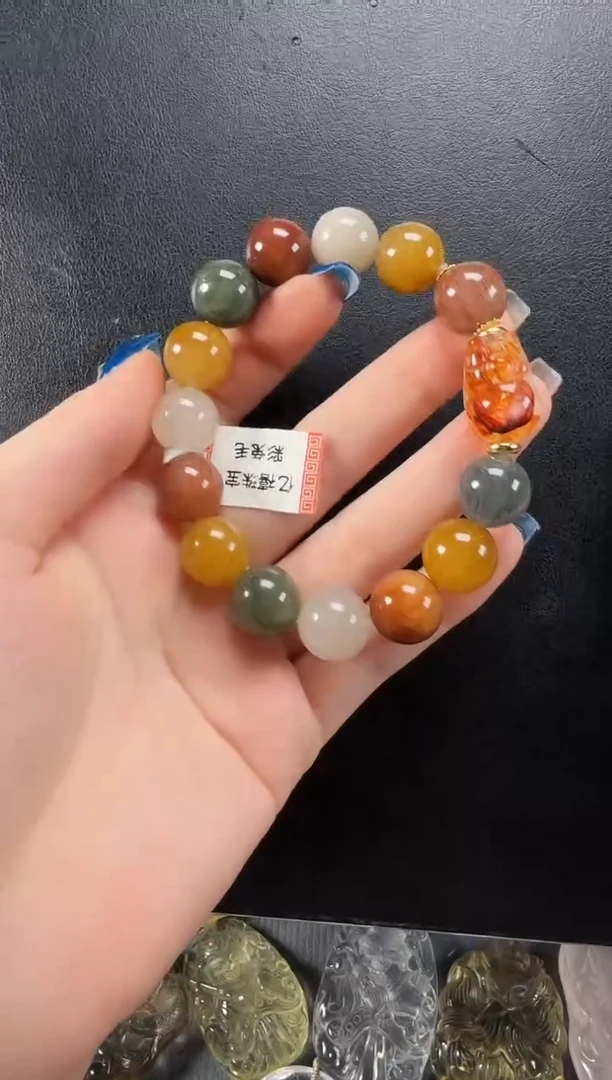 未镶嵌手链水晶财兔毛
