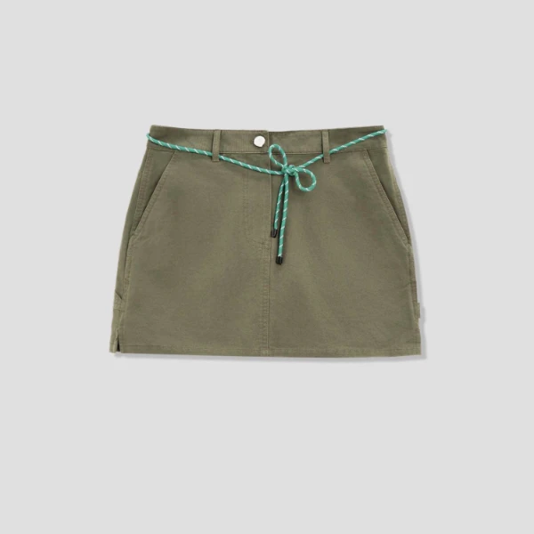 FOREVERCAN“时髦指南”复古工装风A字半身短裙 SD22240