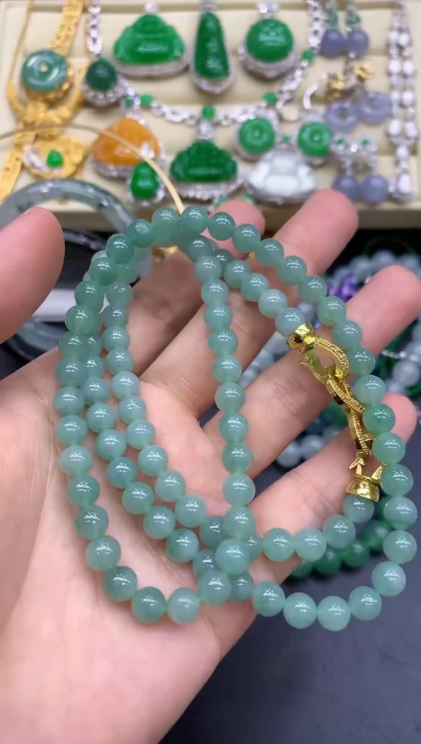 颈饰未镶嵌翡翠195-中国好珍宝