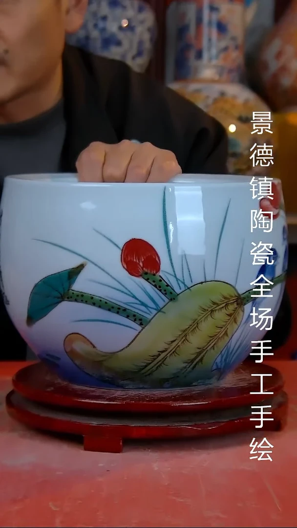 摆件陶景德镇陶瓷 全场手工手绘