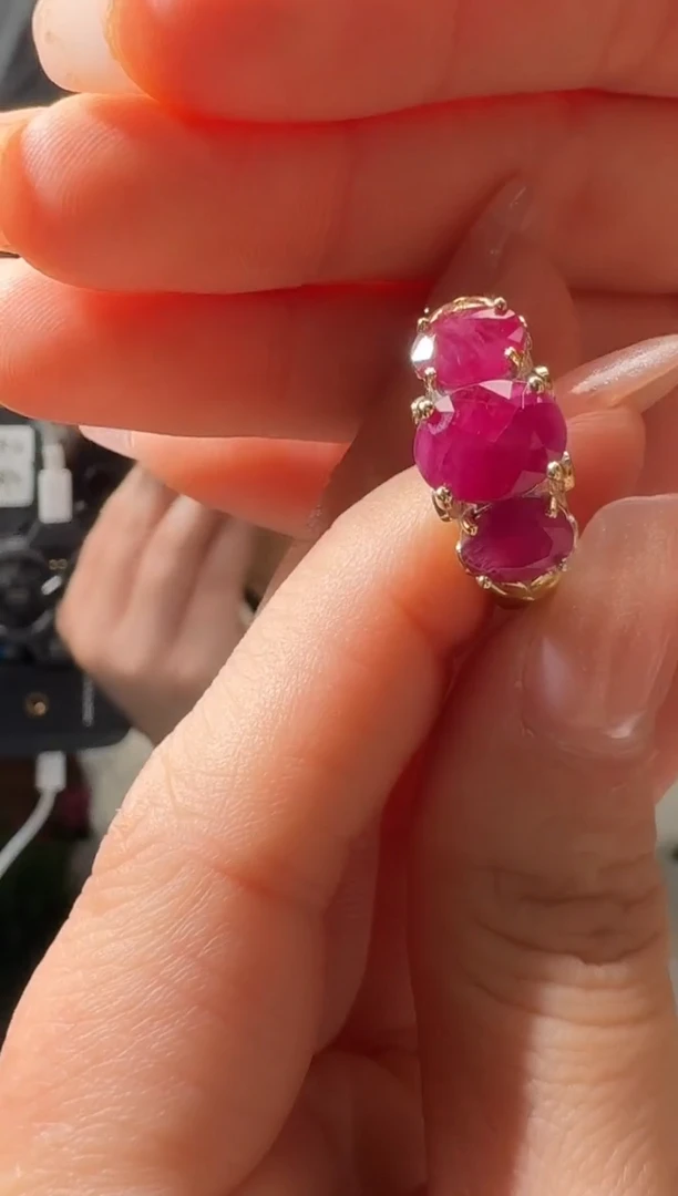 未镶嵌戒指红宝石4.41ct