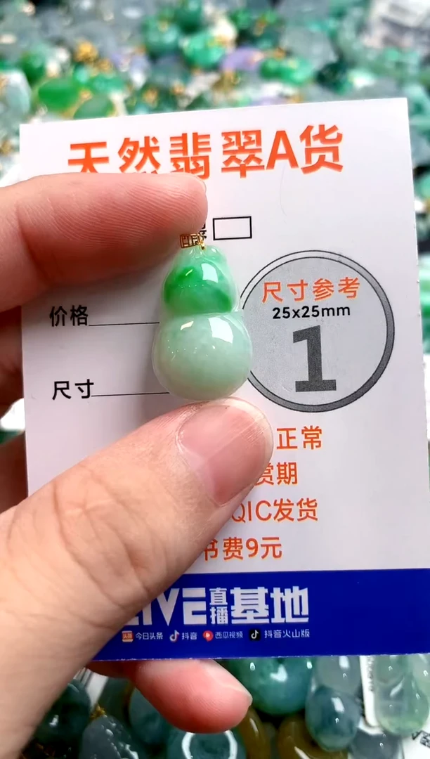 颈饰18K金镶嵌翡翠0684495055