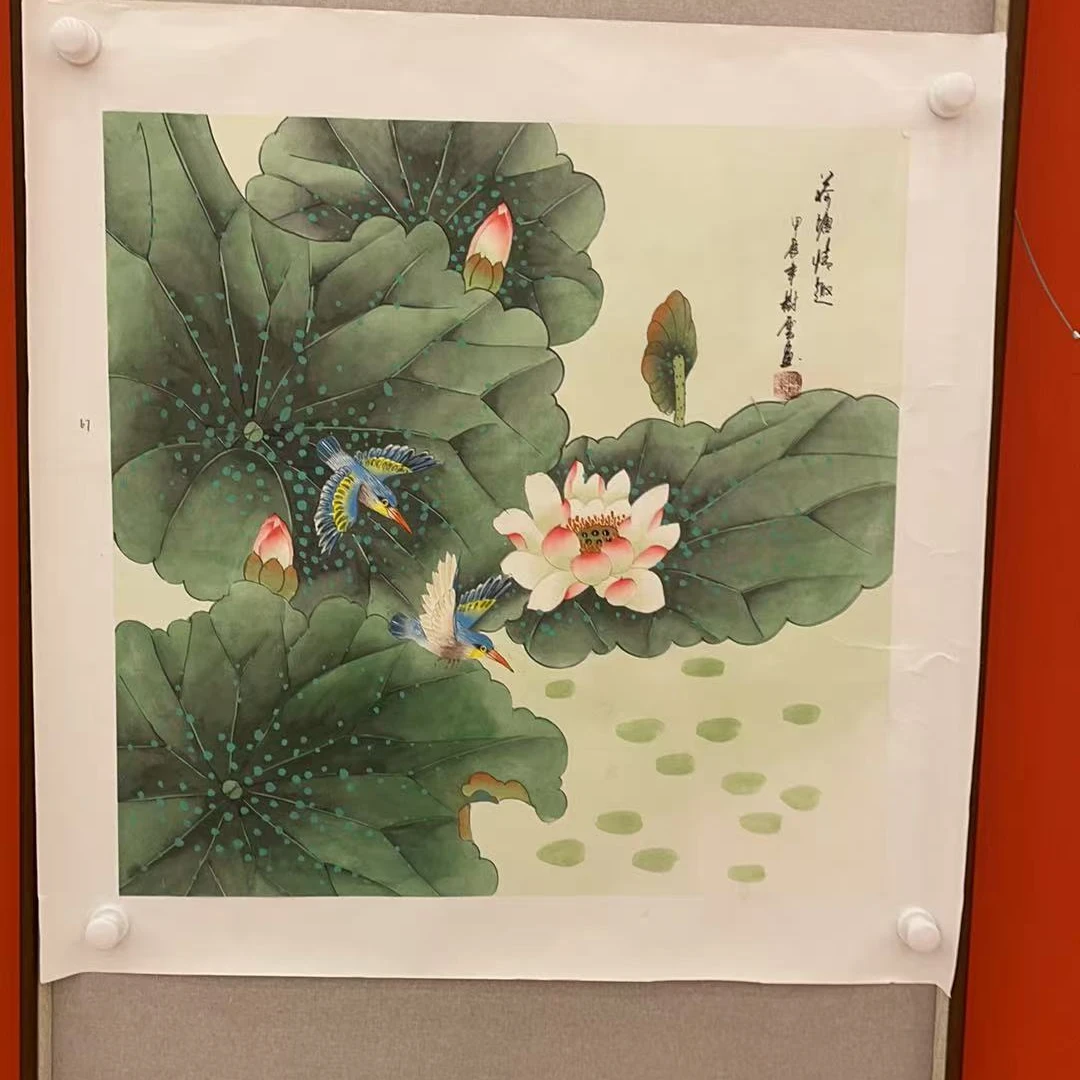 窗展示/文舒文化/绘画/老师/宣纸国画/有证书/不带框67