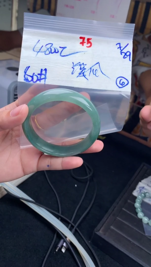 定制翡翠未镶嵌溪*毛货需精细抛光拍一发一75