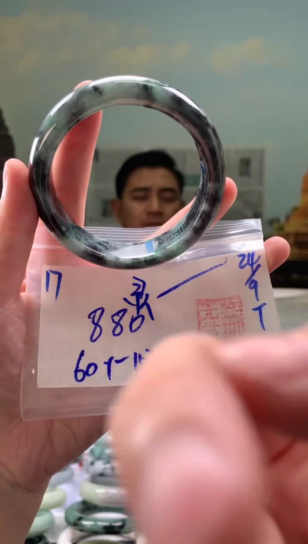 未镶嵌手镯翡翠灵**开翡翠手镯 下单联系小耳机#17