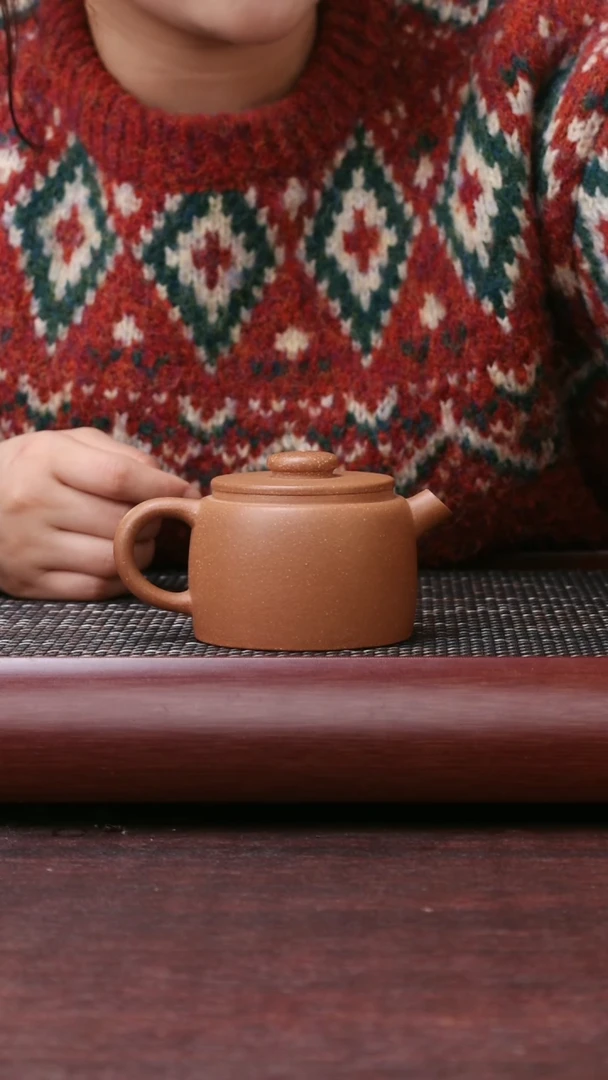 【闪购商品】紫砂公道杯老黄缎巨轮汉瓦