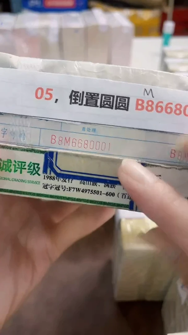M 05，倒置圆圆 B8M6680001