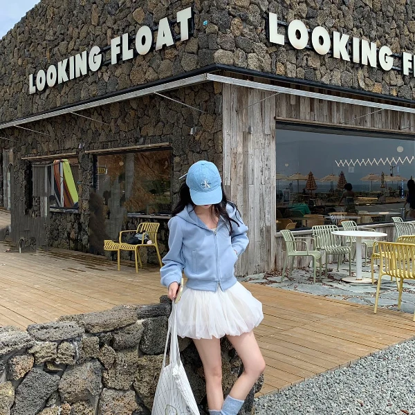 常规开衫卫衣秋季宽松慵懒风美式通用长袖洋气百搭韩版纯色