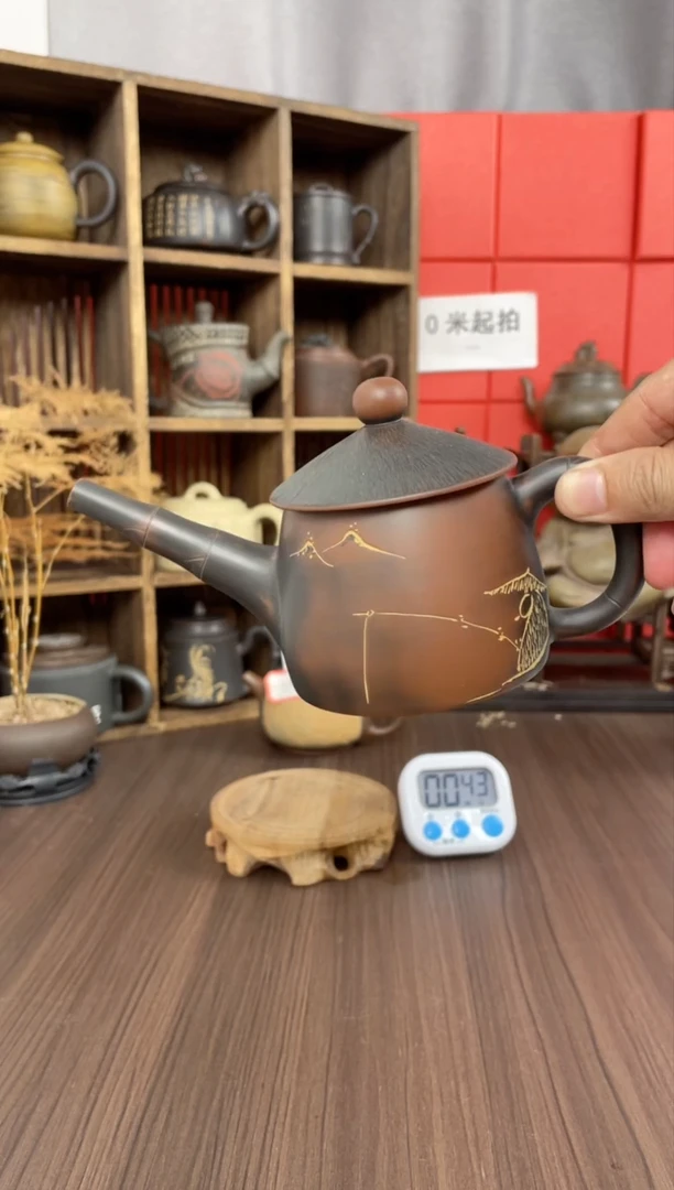 坭兴陶手工壶直播间（钟）