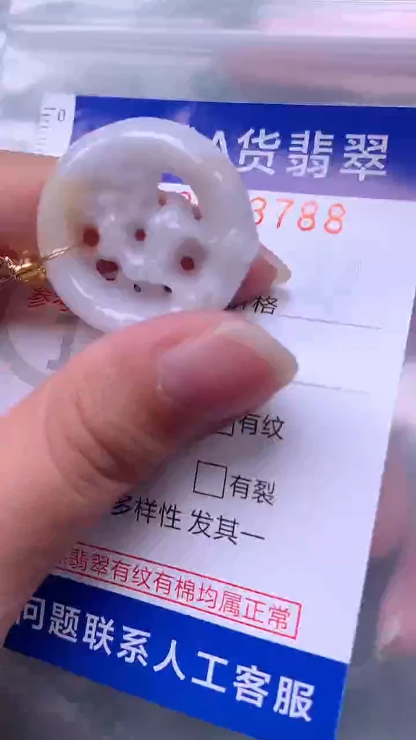 翡翠未镶嵌吊坠(不含链)1