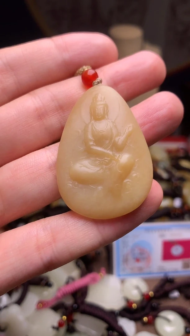 颈饰未镶嵌和田玉新疆料青海料清水和田玉吊坠