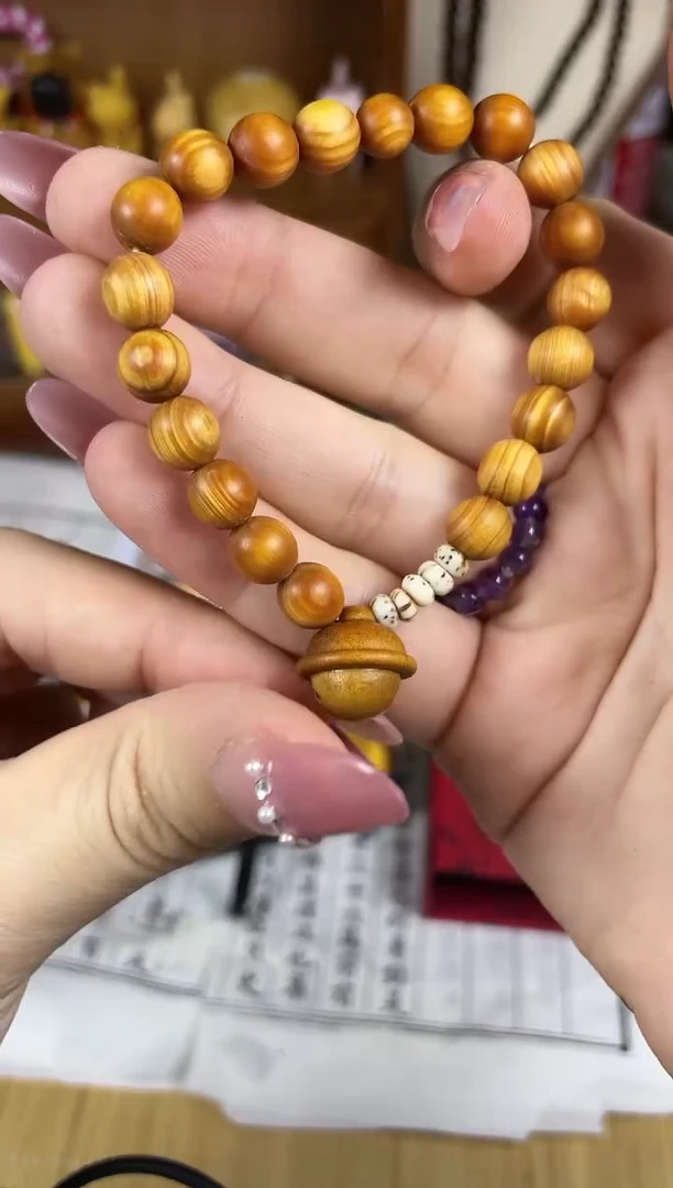 非洲檀香手串/手链菩提木质玉石手串/多发性其一/不带盒子