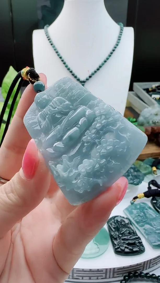 【闪购商品】翡翠颈饰未镶嵌多样性随机一件发货